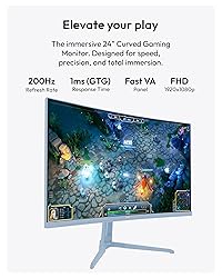 Pixio PXC248 Wave Blue 24 inch 200Hz Refresh Rate