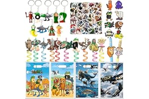 Italian Brainrot Party Bags Fillers, 90 Pcs Party Favors Pack Gifts - Goodie Bags, Keychain, Pencil Toppers, Straws, Stickers