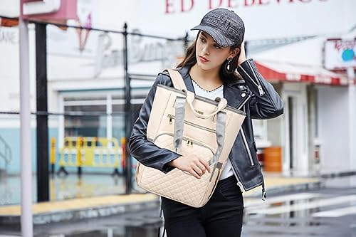 CAFELE Laptop Backpack,Wide Open Travel Backpack Purse Convertible