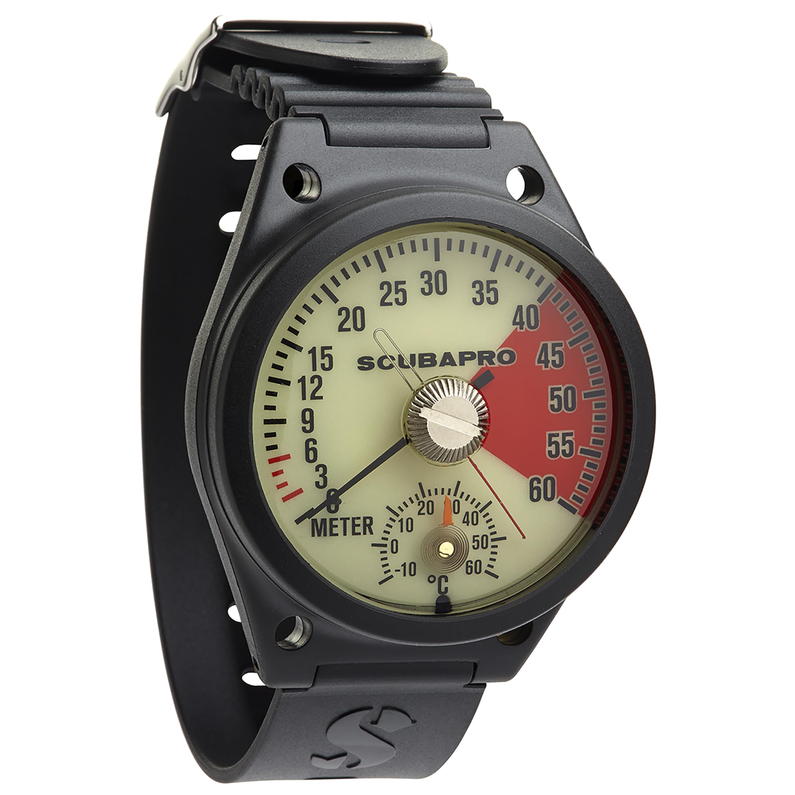 ScubaPro Uwatec Wrist Mount Metric Depth Gauge by Scubapro