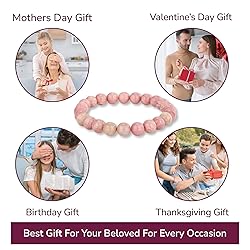 Crystal Vibe Rhodochrosite Crystal Bracelet for