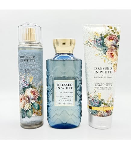 Amazon.com : Bath & Body Works Dressed in White Ultimate Hydration Body  Cream and Body Gel Wash 2 Piece Set : Beauty & Personal Care