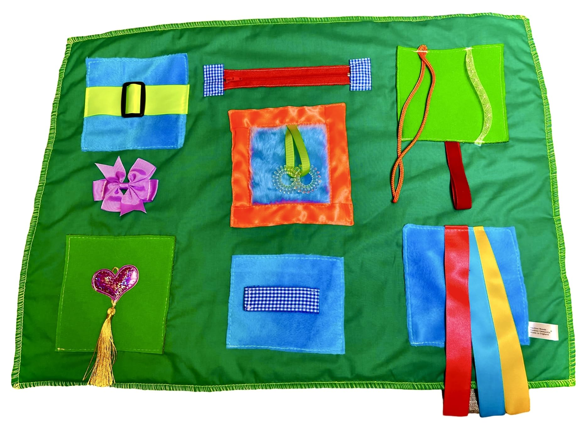 Emerald Tactile Lap Blanket - Dementia/Autism Spectrum/ADHD Activity Product