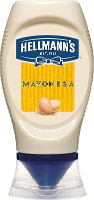 - Mayonesa en Bote Dispensador Gran con Huevos 100% de Corral, 250 ml (Pack de 1)