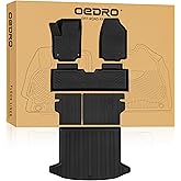 OEDRO Floor Mats Trunk Mat with Backrest Mat Fit for 2025 2026 Chevrolet Equinox (Only Gas) & GMC Terrain, Custom Fit TPE All Weather Car Floor Liners for Chevy Equinox & GMC Terrain Accessories