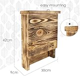 IDEA HOME LEVIATAN Solid Wood Bat Box - Ready-to-Use Nesting House view 2