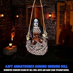 Animatronics Hanging Swinging Doll Floating