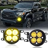 AUYICH Yellow LED Fog Lights Assembly Compatible