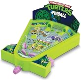 Teenage Mutant Ninja Turtles Desktop Pinball Machine - Fun Arcade Game for Kids &amp; Adults Ages 6+, Compact Tabletop Toy by Well Played