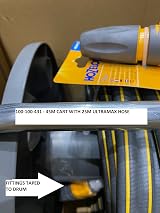 Hozelock Ultramax 25m Coil on 45mCart Grey Hose Reel view 4