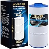 POOLPURE C-7375 Spa Filter Replaces PCD75N, Unicel C-7375, Filbur FC-3964, 1019301, AK-60032, APCC7500, 17543, 75 sqft Filter Cartridge (1)