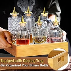 SuproBarware Bitters Bottle for Cocktail Set of 6