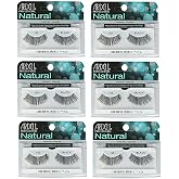 Ardell - Fashion Lashes #105, Reusable upto Three Weeks, Black (6 Pack)