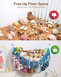 Stuffed Animal Hammock Net with Lights - Big Toy