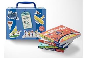 My First Things That Go: A Four-Board-Book Box Set of Boats, Planes, Bikes, and Trains for Toddlers 1-3