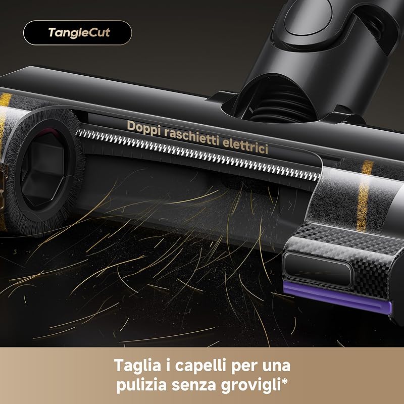 V20 Pro-A Aspirapolvere senza Fili, 24.000 Pa/210 AW, 0 mm dai Bordi