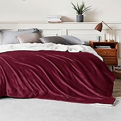 Bedsure Sherpa Fleece Blankets King Size for Bed