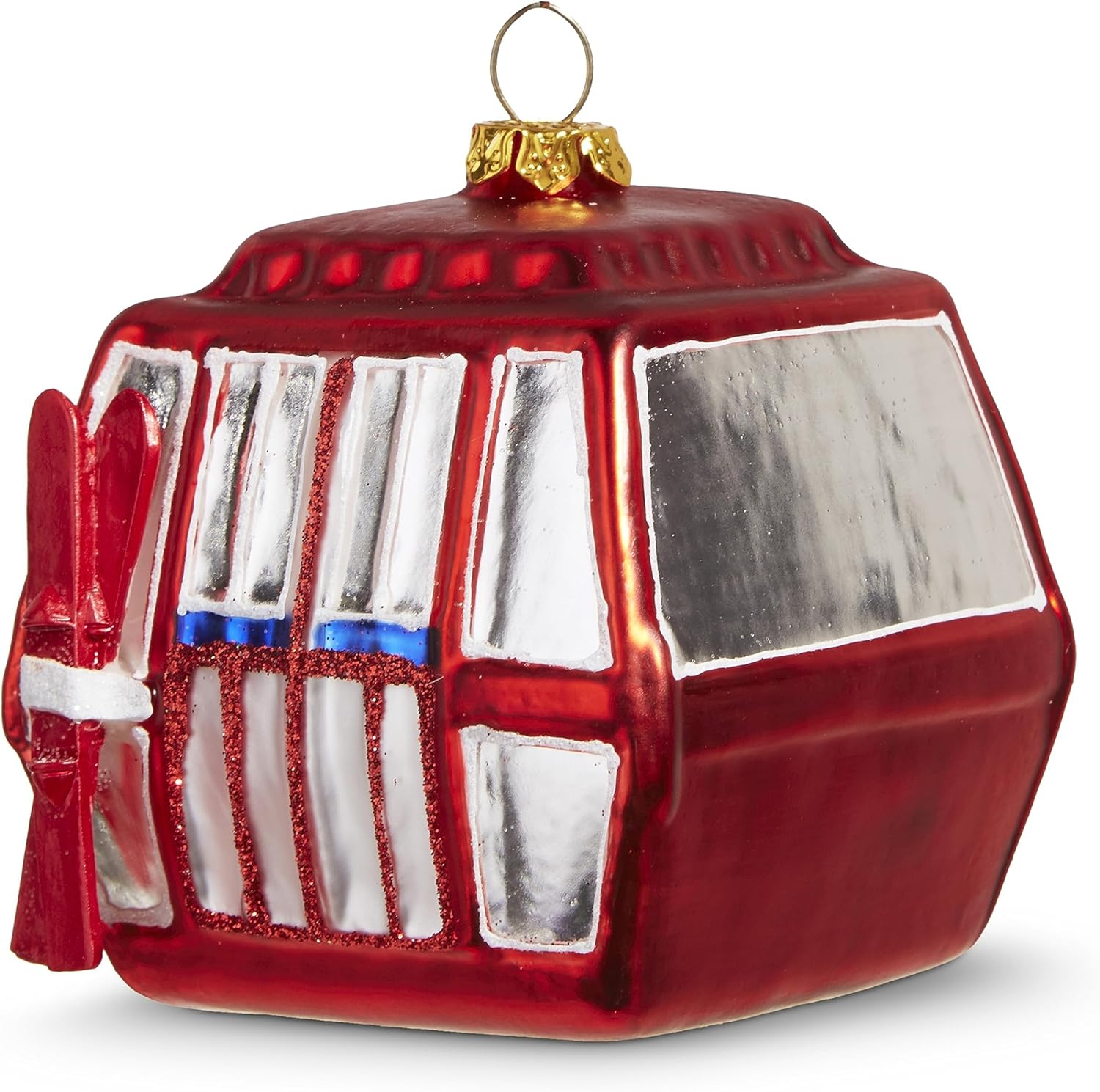 Ornament Hooks - RAZ Imports Ski Lift Gondola Ornament, 3 inches