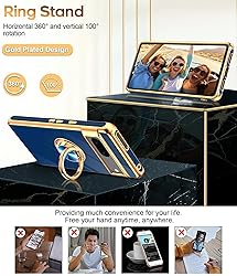 LeYi for Google Pixel 7 Case: 360° Rotatable Ring
