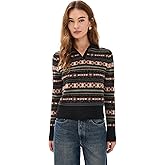 Vince Women's Fair Isle Polo Sweater