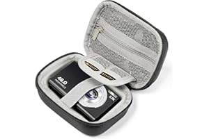 MoKo Digital Camera Case for Kodak PIXPRO FZ55/FZ45/CAMKORY DC403 FHD 1080P/Canon IXUS 285 HS/STUOGYUM DC402-AF, Small Cute T