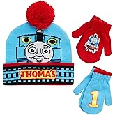 Mattel Thomas The Train Winter Hat & 2 Pair Mittens Set (Toddler), Size Age 2-4, Thomas The Train Mitten Beanie