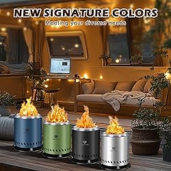 PY SUPER MODE Tabletop Fire Pit with Stand 10.2 x