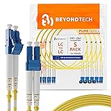 BEYONDTECH LC to LC Fiber Patch Cable Single Mode