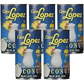 Cream of Coconut 15 oz Can | Made from Sun-Ripened Caribbean Coconuts | Perfect for Pi&ntilde;a Coladas, Smoothies &amp; Tropical Drinks (Pack of 5)
