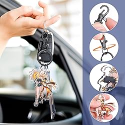 UTIEHD GI Character keychain set, 3pcs Acrylic