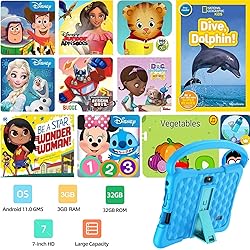 NORTH BISON Kids Tablet, 7 inch Android 11.0 Tablet