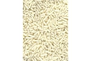 BLUE FOX BAKING White Sprinkles for Baking Cakes, Cupcakes, Cookie Decorations, Ice Cream and Donut Toppings Edible Decorating Baking Supplies - 4 oz package (White)