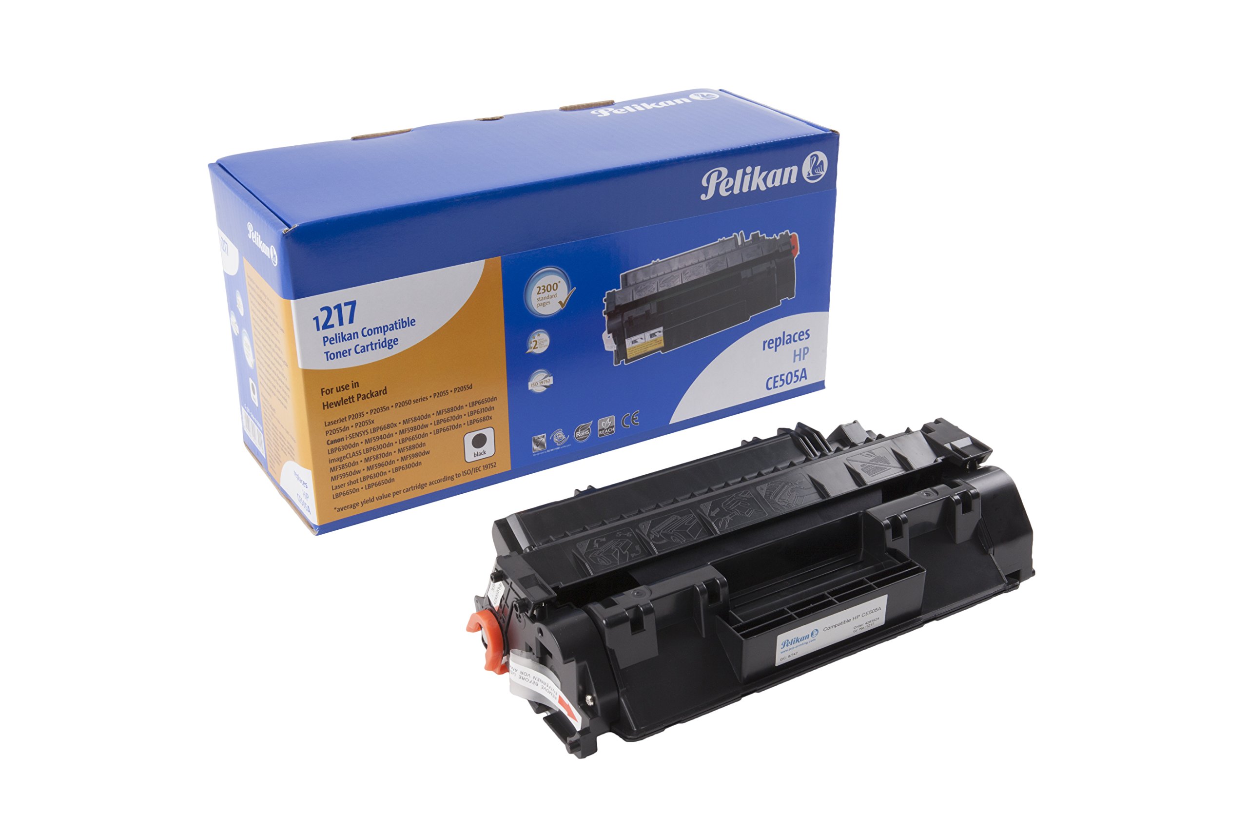 Pelikan Toner 4283924 replaces HP CE505A and Canon CRG719-BK (for Printer HP LASERJand P2035,P2055,Canon CRG119,CRG319,CRG719,CanonI-SENYS,IMAGECLASS ,CanonLASERSHOT) black
