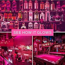 Gonhom 8 Pack A19 LED Pink Light Bulb,9 Watt Pink