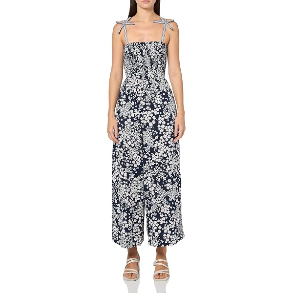 Combinaison (Jumpsuit) Free People 'Meadow Rue' - Taille 8 - Motif Floral Midnight Combo - Neuf