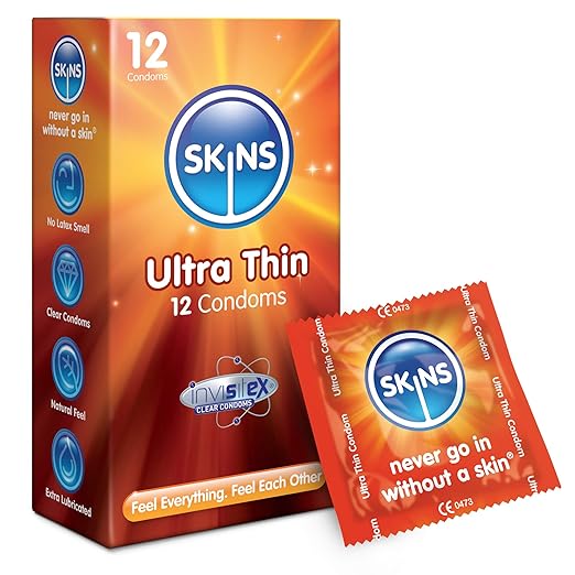 Skins UltraThin Condoms, Naturally Clear, 12 Pack Amazon.co.uk