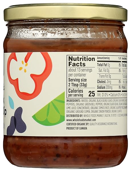 365 BY WHOLE FOODS MARKET, ORGANIC BLACK BEAN DIP, 15 OUNCE