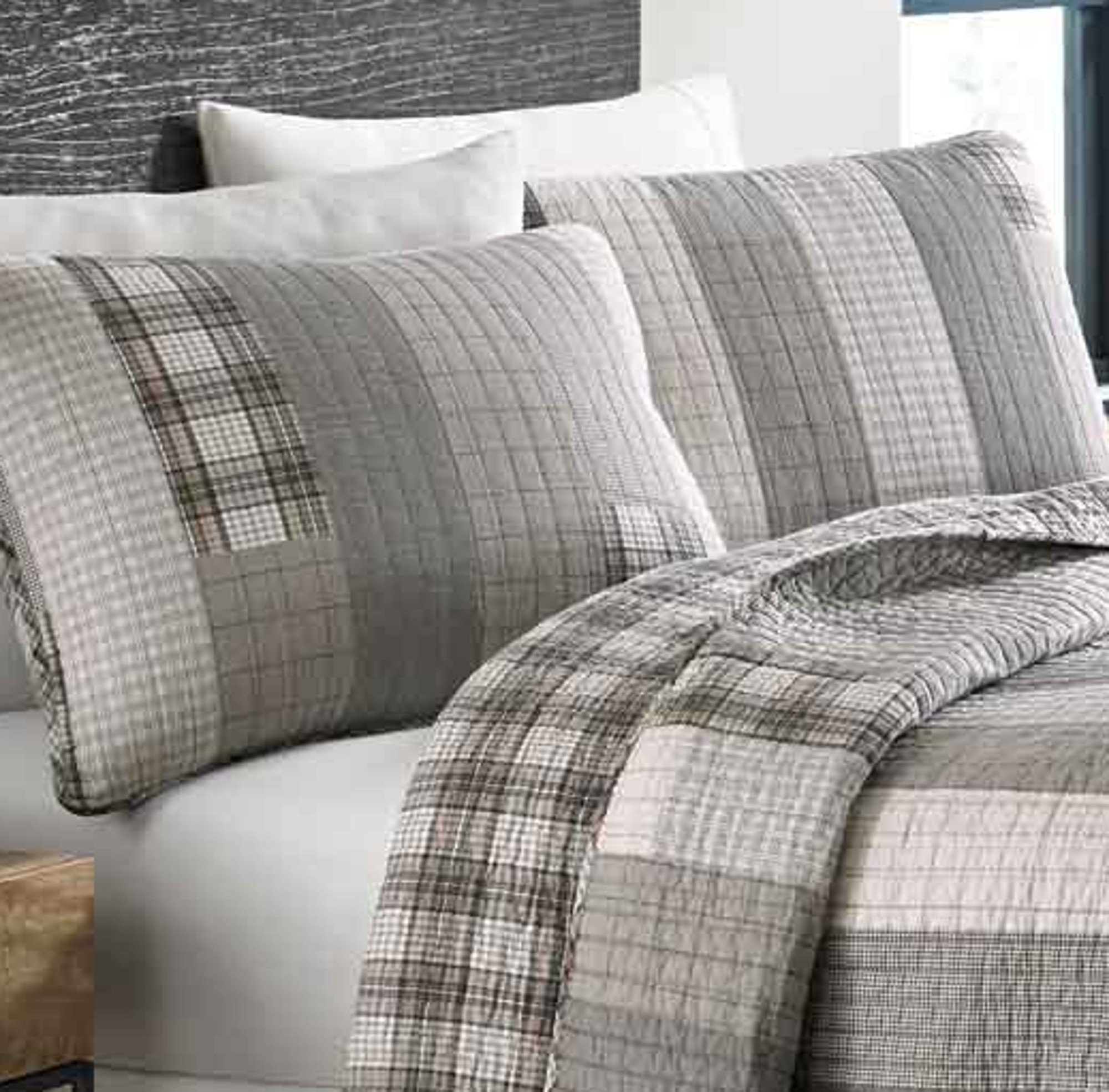 Eddie Bauer Fairview 2Piece Cotton Reversible Quilt Set, Twin eBay