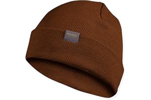 MERIWOOL Kids’ Beanie - Merino Wool Ribbed Knit Winter Hat for Boys and Girls