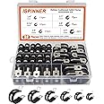 ISPINNER 52pcs Cable Clamps Assortment Kit, 304 Stainless Steel Rubber ...