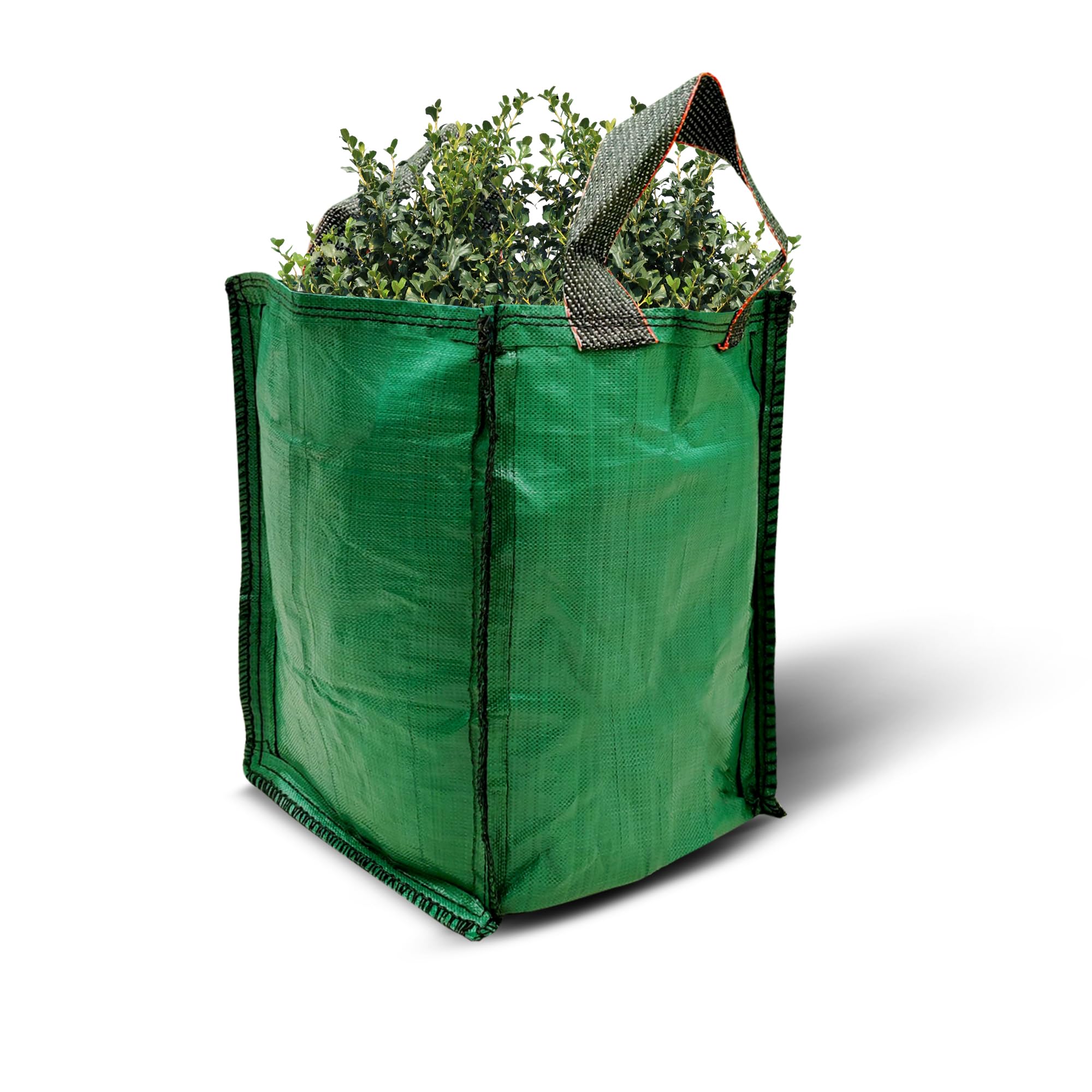 120 Ltrs Professional Garden Waste Bag | Heavy Duty Industrial Fabric and Handles | Premium, Reusable, Recyclable, Tear & Puncture Resistant, 45x45x60 cm (Pack of 1)