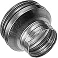 HVAC OV 6" to 5" Inch Round Duct Reducer - Galvanized Steel Pipe Increaser - Coupling for Round Duct Ventilation Systems - Heating & Cooling, HVAC