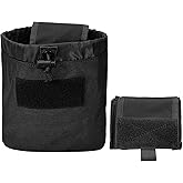 Dump Pouch, Molle Dump Pouch for Belt, Folding Military Tactical Mag Drop Pouch