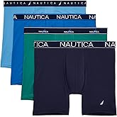 Nautica Men's 4 Pack Limited Edition Cotton Stretch Boxer Briefs