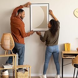 24x36 Black Picture Frame, Black Poster Frame