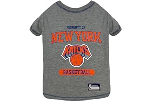 Pets First NBA Licensed Hoodies & T-shirt for Dogs & Cats, New York Knicks, X-Small