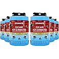 Catchmaster Reusable Fly Traps Outdoor Jar 6-Pack, Bug Catcher and Flying Insect Trap with Food-Based Lure for Pest Control, Pet Safe, Non Toxic Bulk Fly Traps