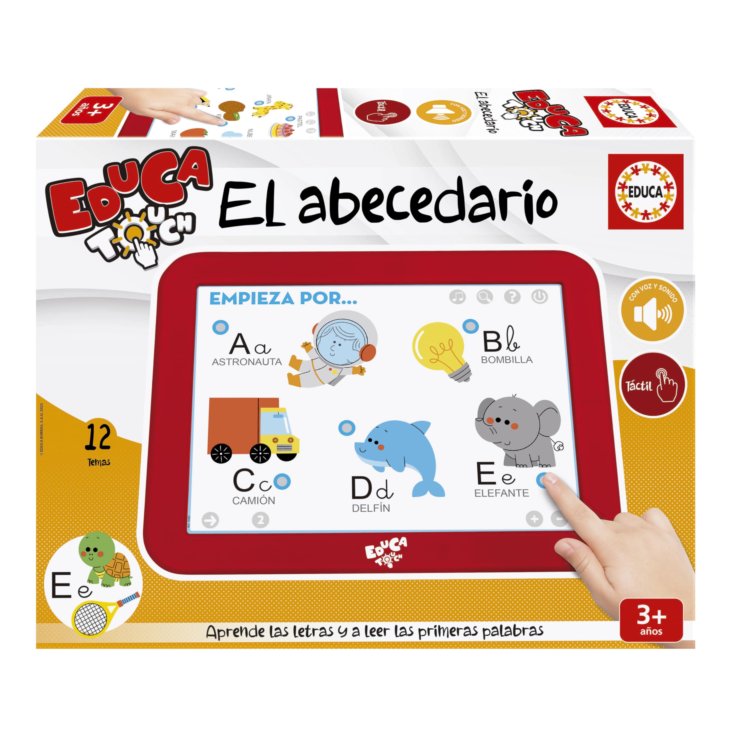Educa Borrás – Tablet Educa touch junior for learning the alphabet (Spanish)