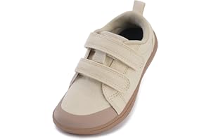 WHITIN Toddler/Boys/Girls Barefoot Shoes | Kids Wide Width Minimalist Sneakers | Classic Canvas | Supports Natural Foot Growth