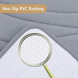 Buganda Memory Foam Bathroom Rug Mat 59x17, Extra